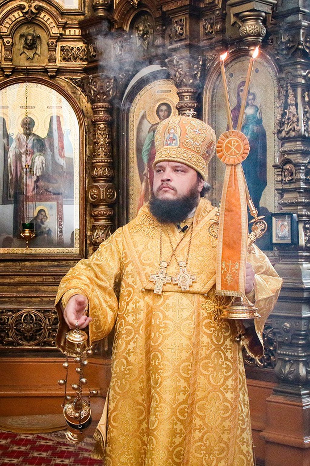 Епископ Сергий возглавил служение Божественной литургии