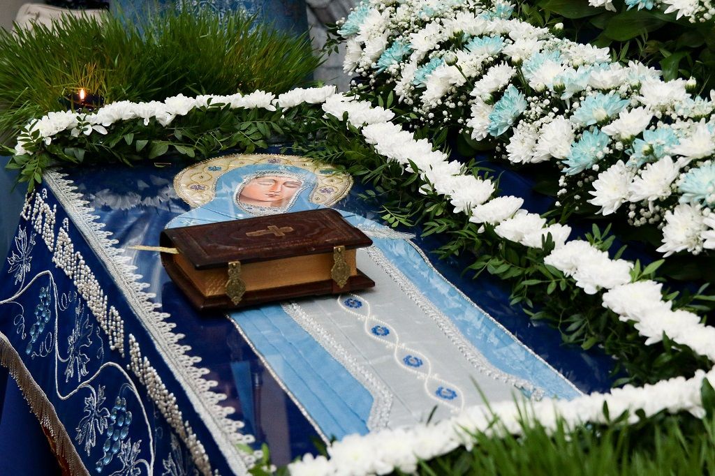 Богослужение в канун праздника Успения Пресвятой Владычицы нашей Богородицы и Приснодевы Марии