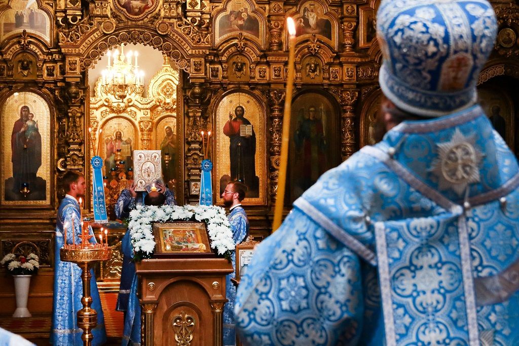 В канун праздника Рождества Пресвятой Богородицы было совершено Всенощное бдение