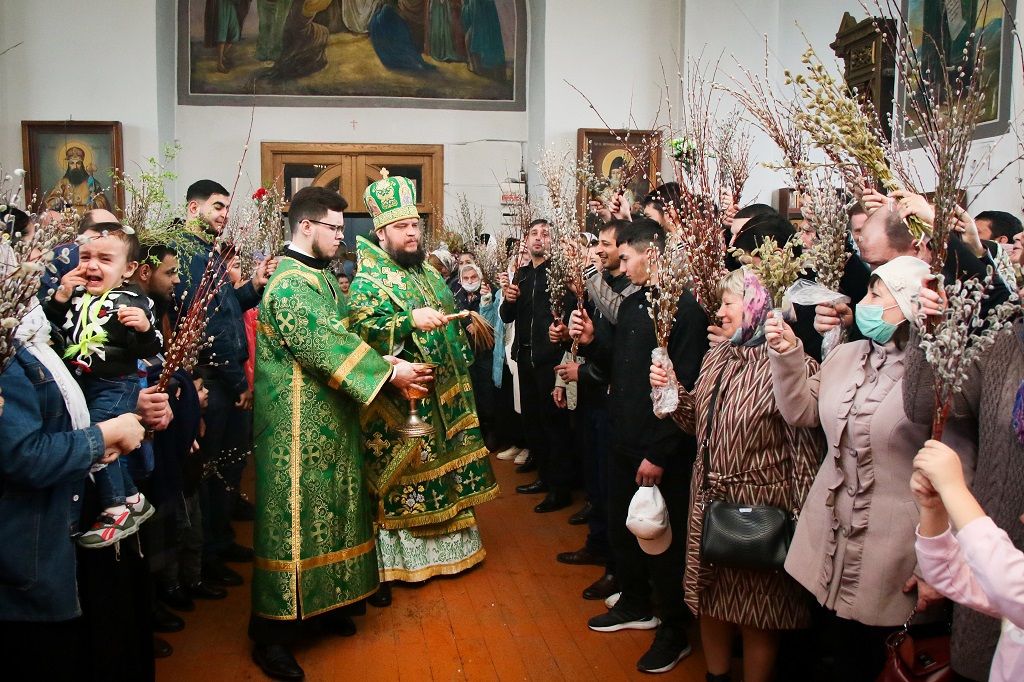 Богослужение в праздник Входа Господня в Иерусалим