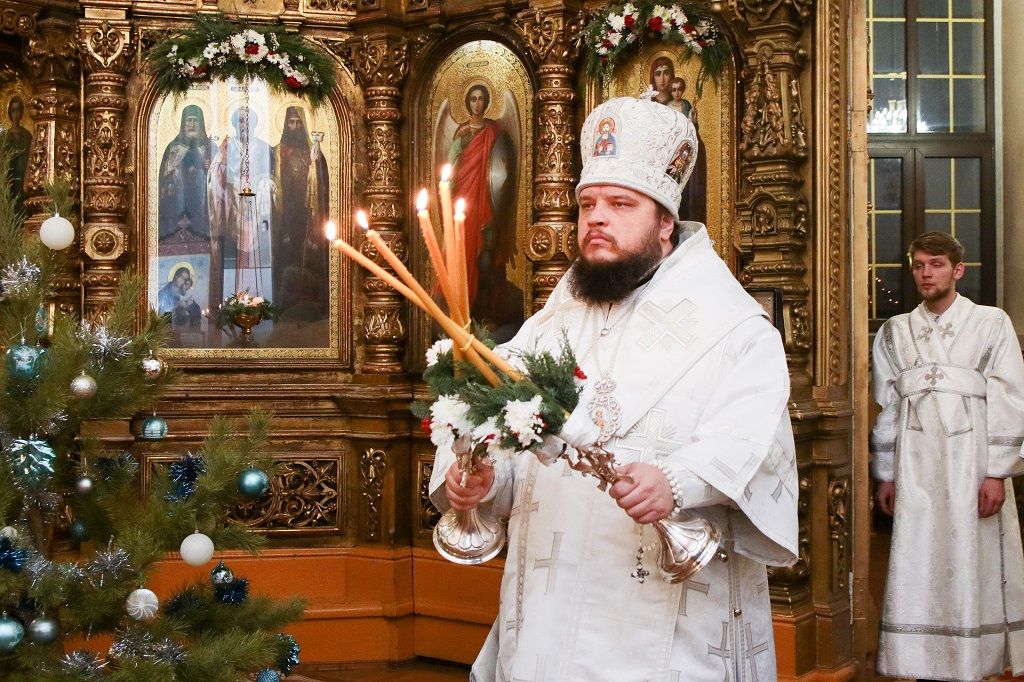 Всенощное бдение в канун праздника Рождества Христова
