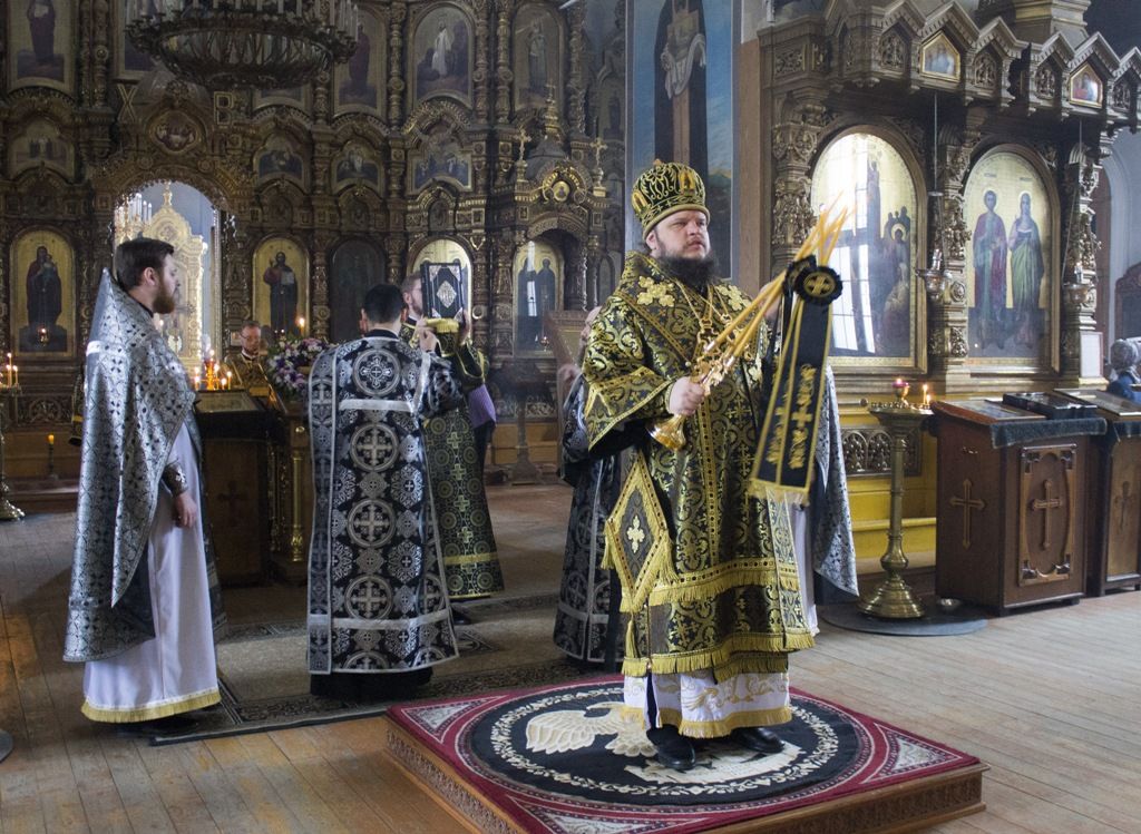 Епископ Сергий совершил Литургию Преждеосвященных Даров в день памяти сорока мучеников Севастийских