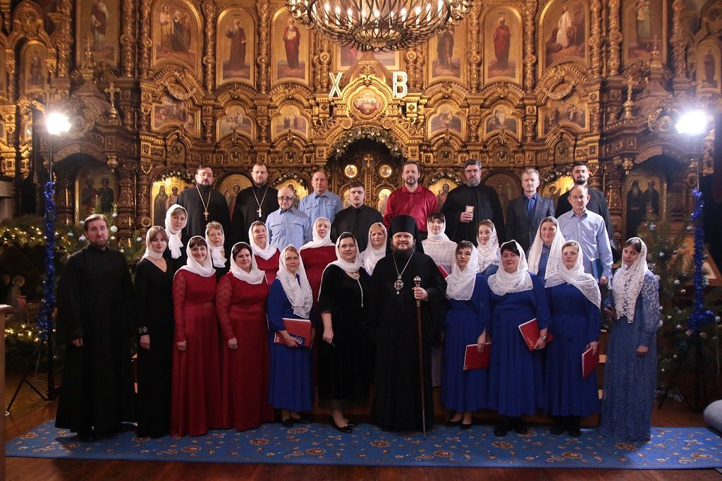 Рождественский концерт сводного хора Борисоглебского благочиния