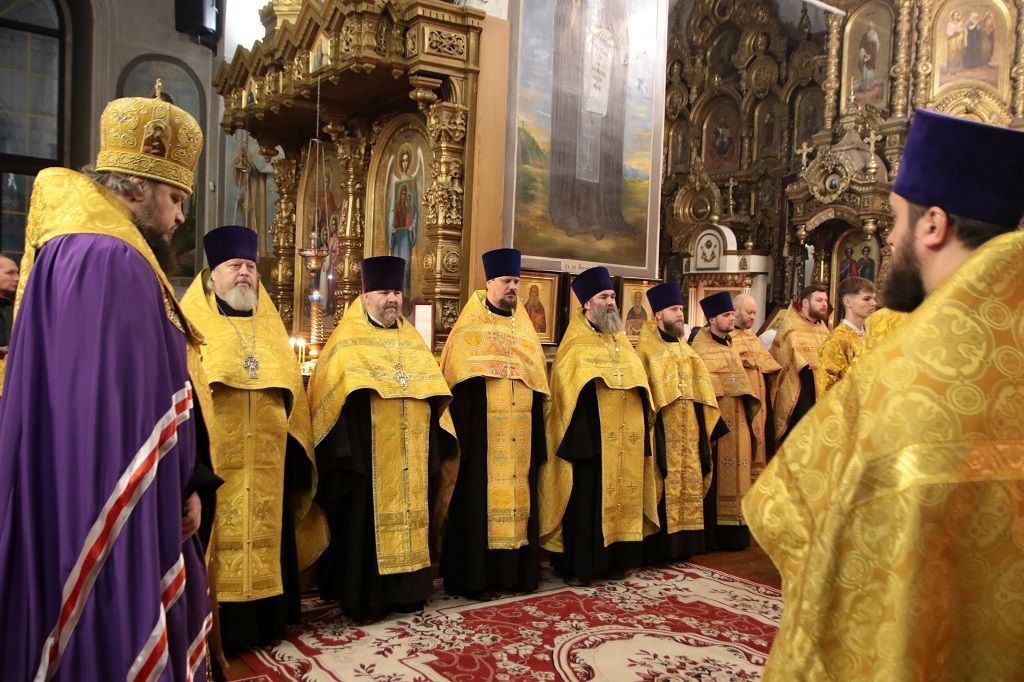 Владыка Сергий совершил молебное пение на Новолетие