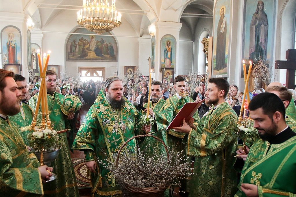 Богослужение в праздник Входа Господня в Иерусалим
