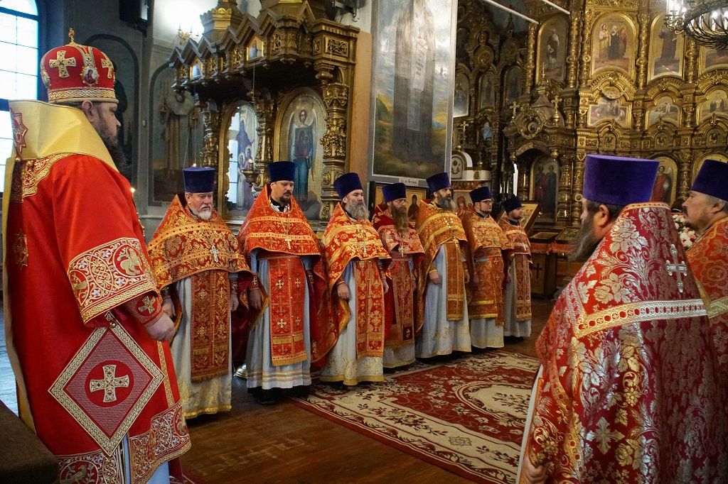 В Борисоглебской епархии почтили память священномученика Феодора Богоявленского, пресвитера Среднекарачанского