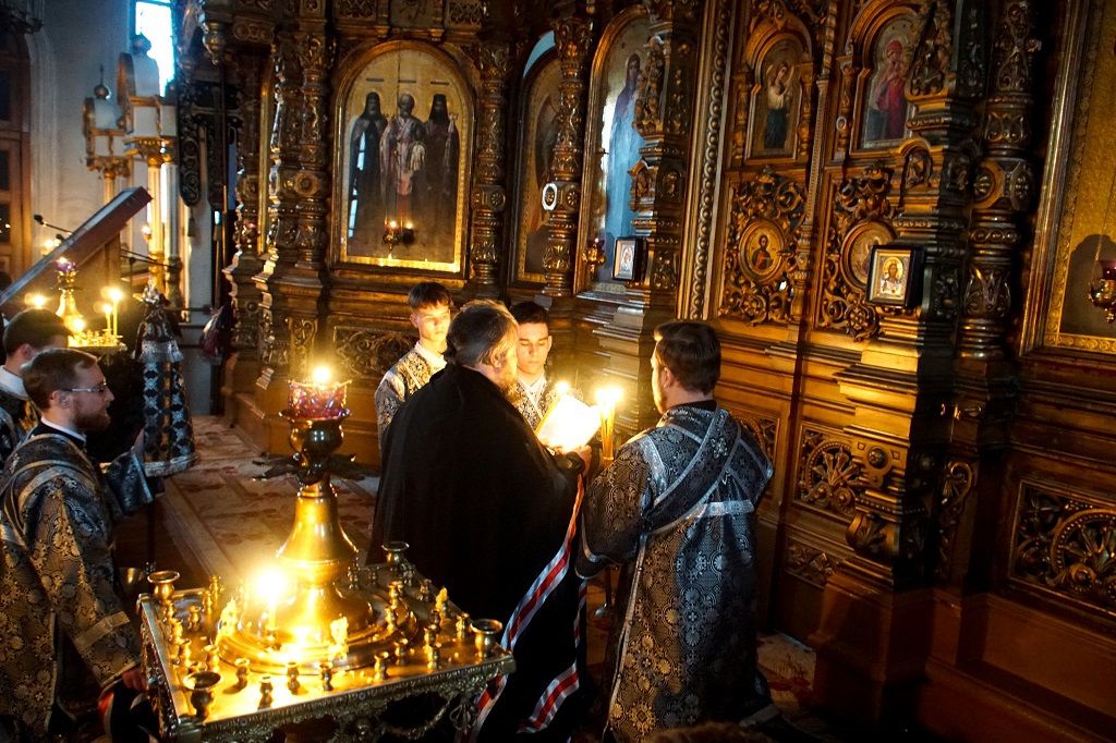 Епископ Сергий совершил чин прощения